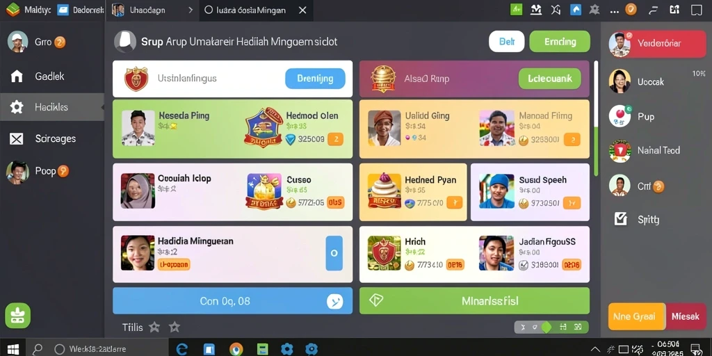 Tampilan menu utama yang intuitif dan menarik.