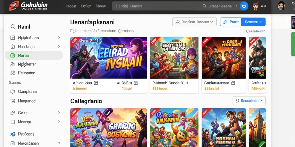 Tangkapan layar menampilkan karakter utama dalam aksi melawan monster.