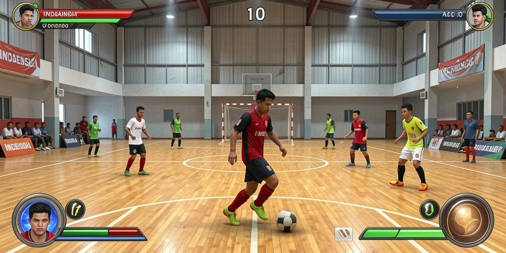 Tangkapan layar menunjukkan level yang menantang dengan desain grafis yang menarik.
