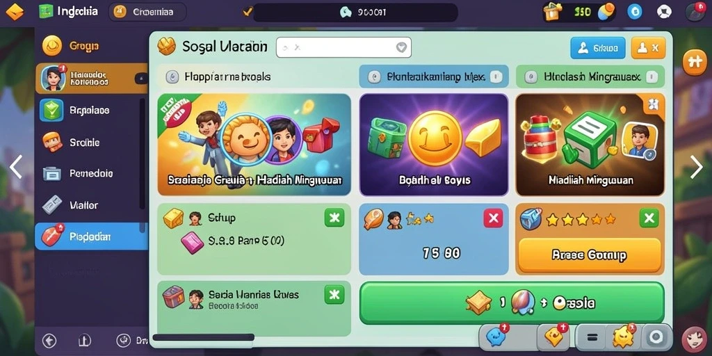 Tampilan antarmuka yang intuitif dan user-friendly.