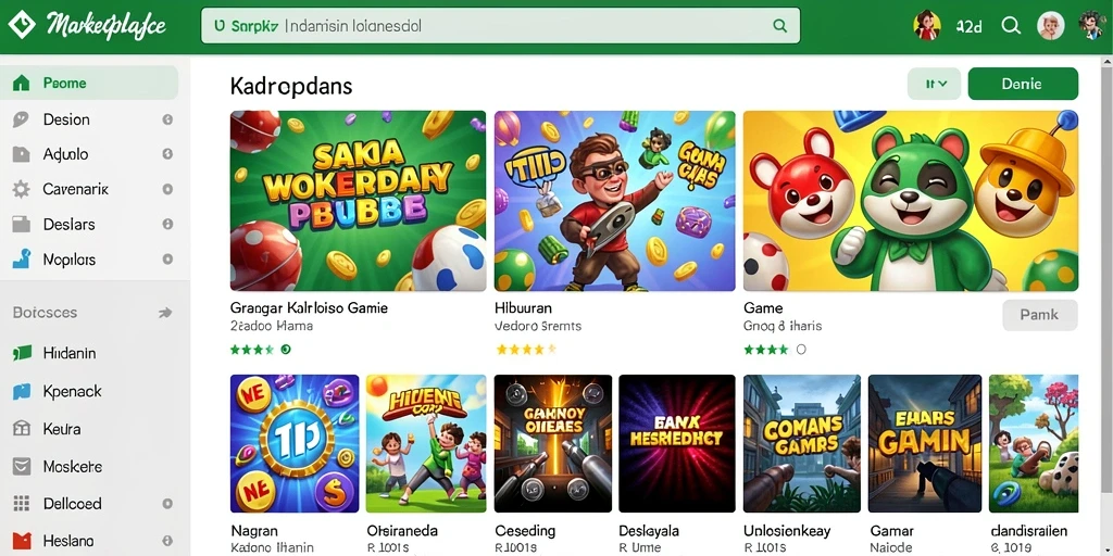 Tampilan antarmuka yang menarik dan mudah digunakan.