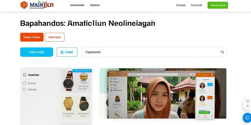 Tampilan antarmuka yang user-friendly dan menarik.