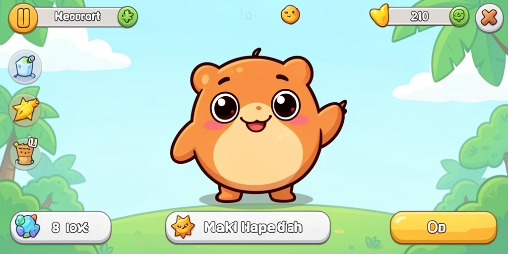 Tangkapan layar dari gameplay yang mendebarkan.