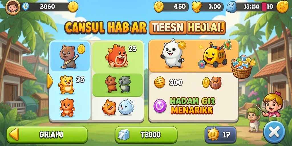 Tampilan grafis bawah laut yang menakjubkan.
