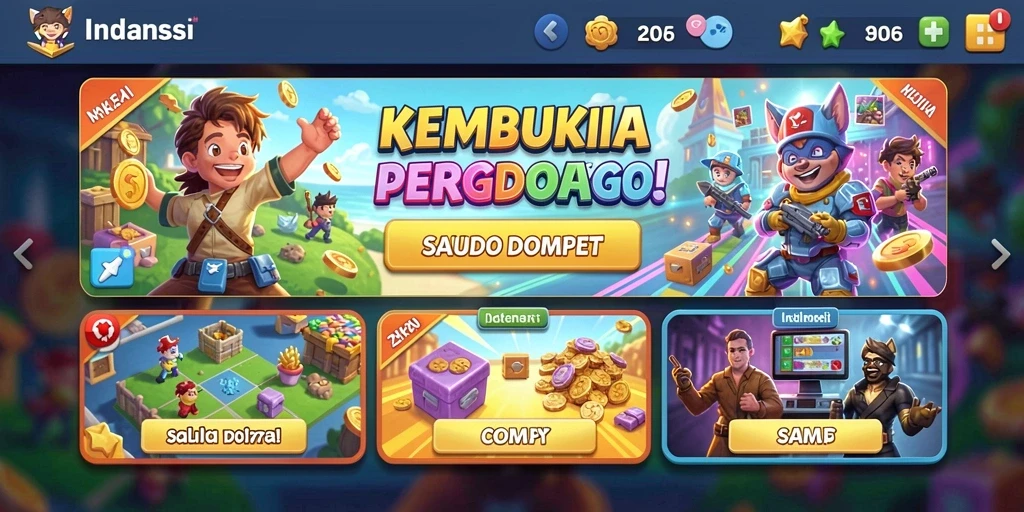 Tampilan antarmuka yang menarik dan mudah digunakan.
