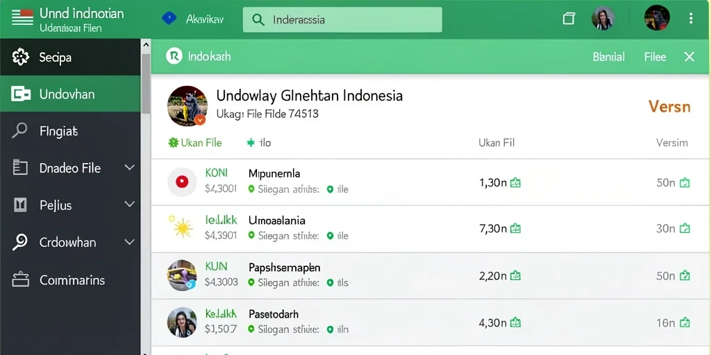 Tampilan antarmuka yang memudahkan navigasi pengguna.