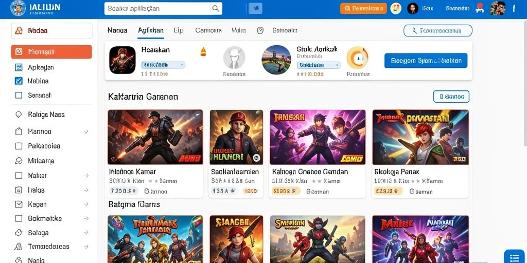 Tampilan antarmuka menarik dan user-friendly.